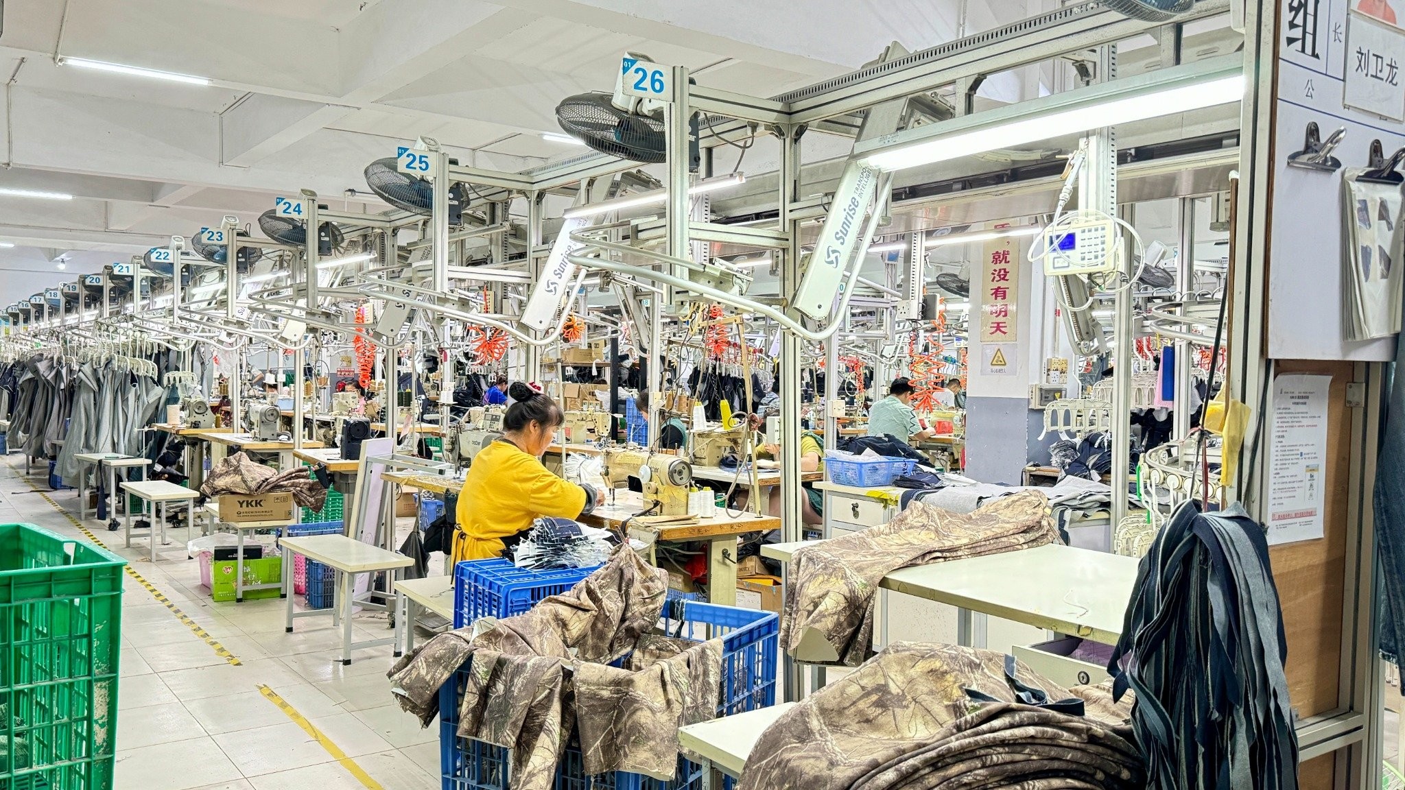 Guangdong Shunde Leka Clothing Design Co., Ltd কারখানা উত্পাদন লাইন